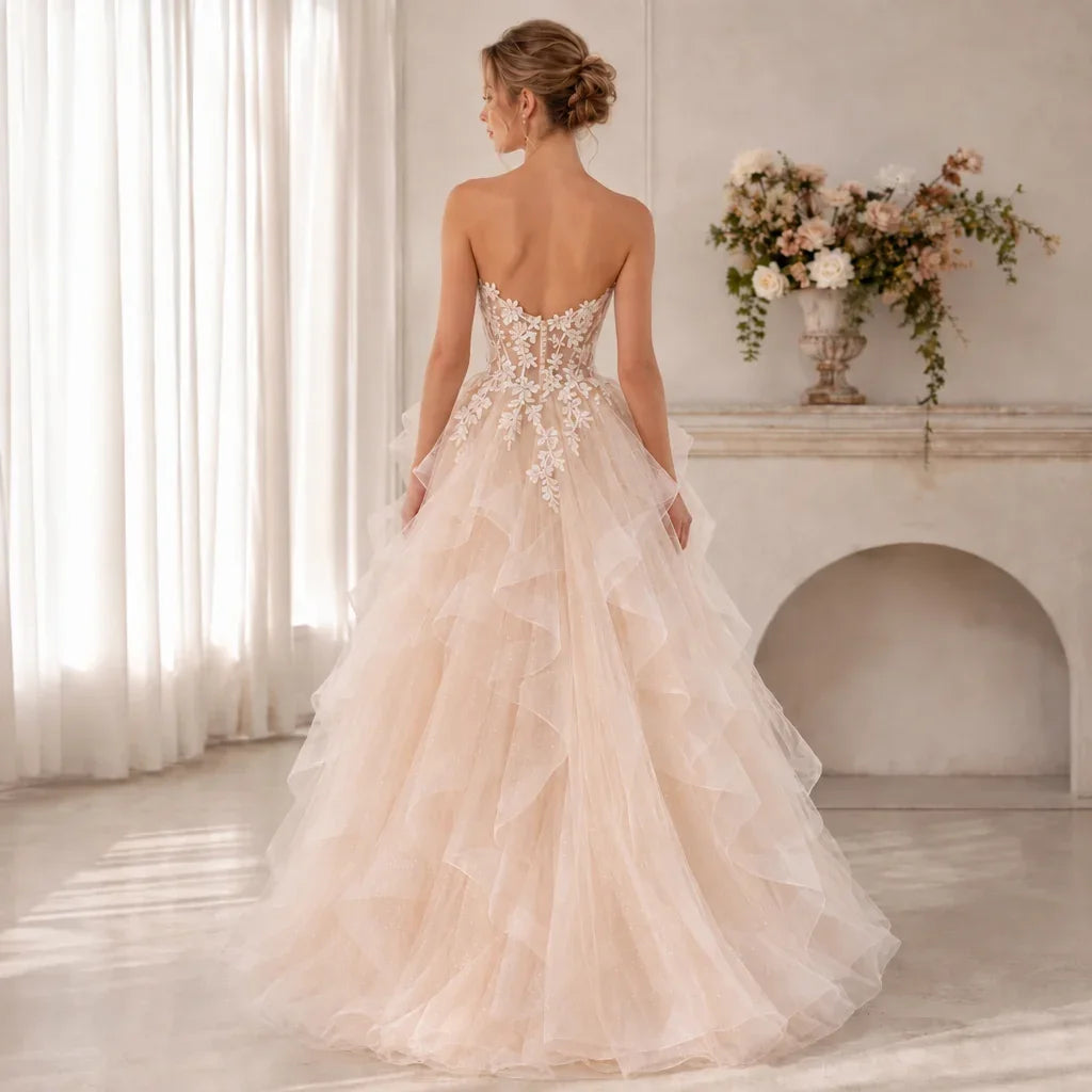 Back-view bridal photo watermark removal