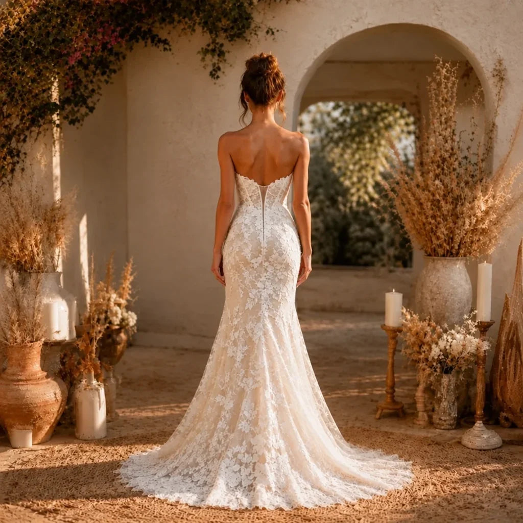 Back-view gown watermark removal